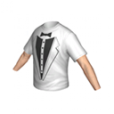 White Tacky Tux T-Shirt